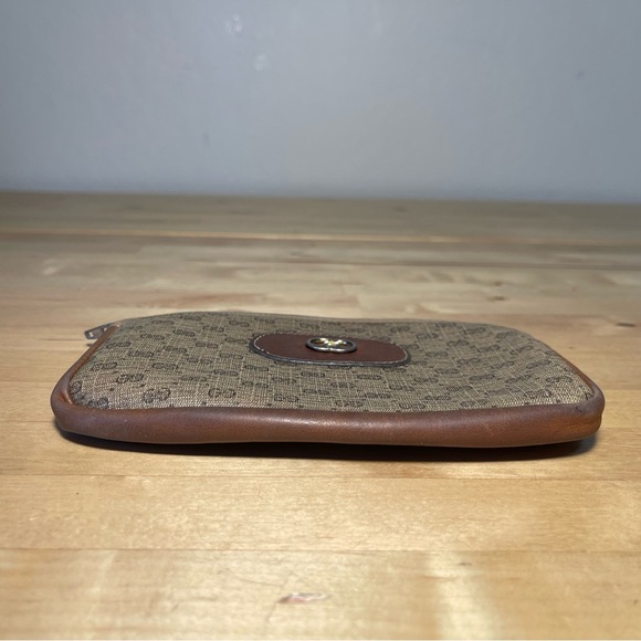 Vintage, 70s Gucci Micro GG monogram canvas pouch - Picture 5 of 12